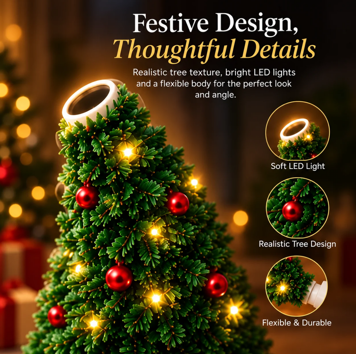 Holiday Glow Christmas projector