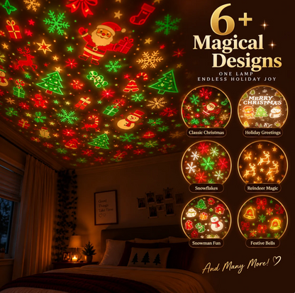 Holiday Glow Christmas projector